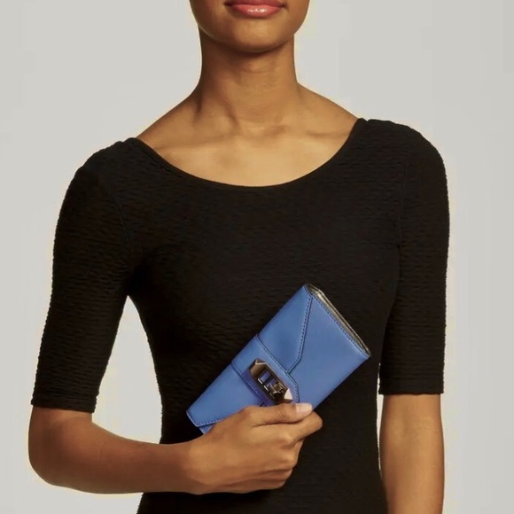 Rebecca Minkoff Safiano Turn Lock Mason Wallet - Picture 16 of 16